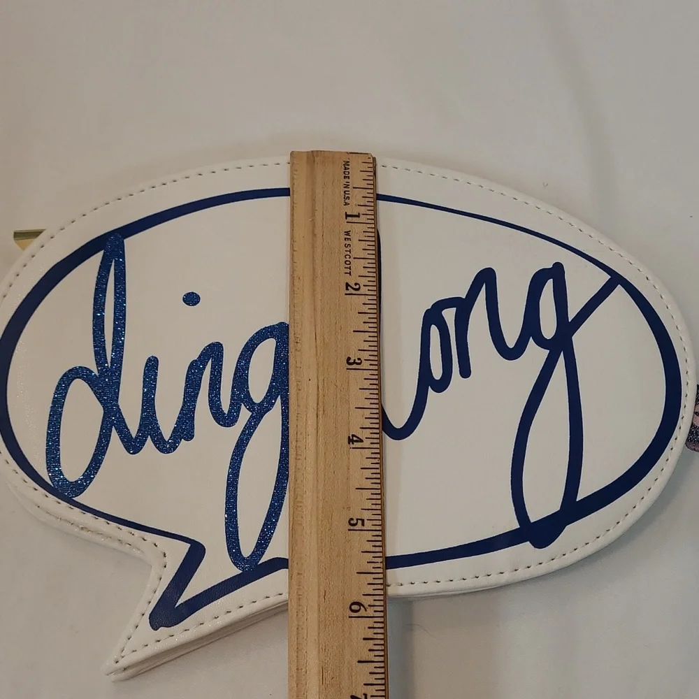 YooHoo House of Disaster Message Bubble Bag Ding Dong Zipper Close